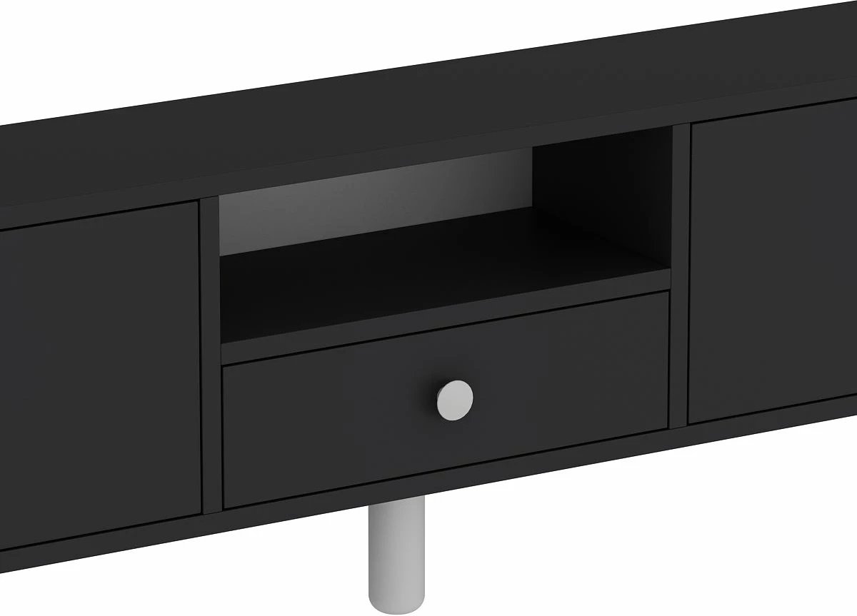 Komodë TV Skye Decor, anthracite, e bardhë, 1310-DROP-1