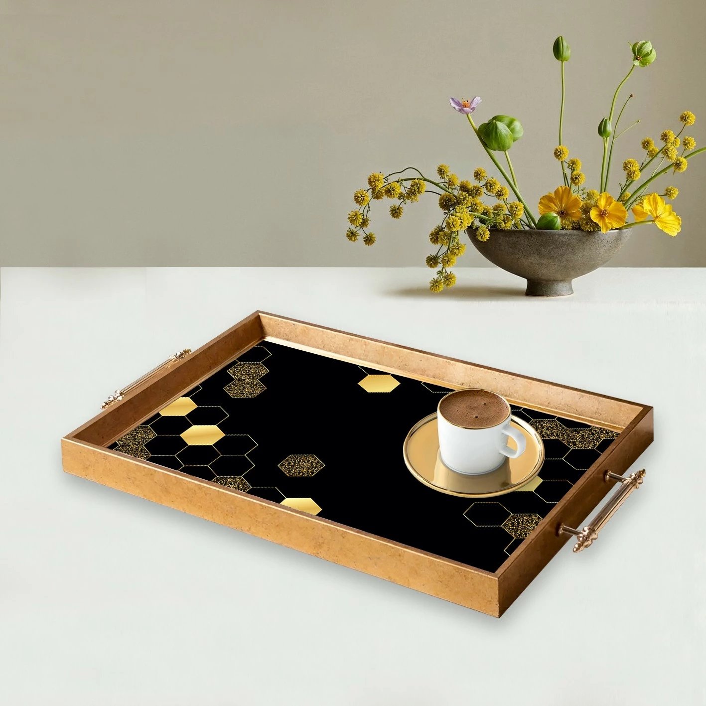 Tabaka prej qelqi Aberto Design, TPEA9775, shumëngjyrëshe