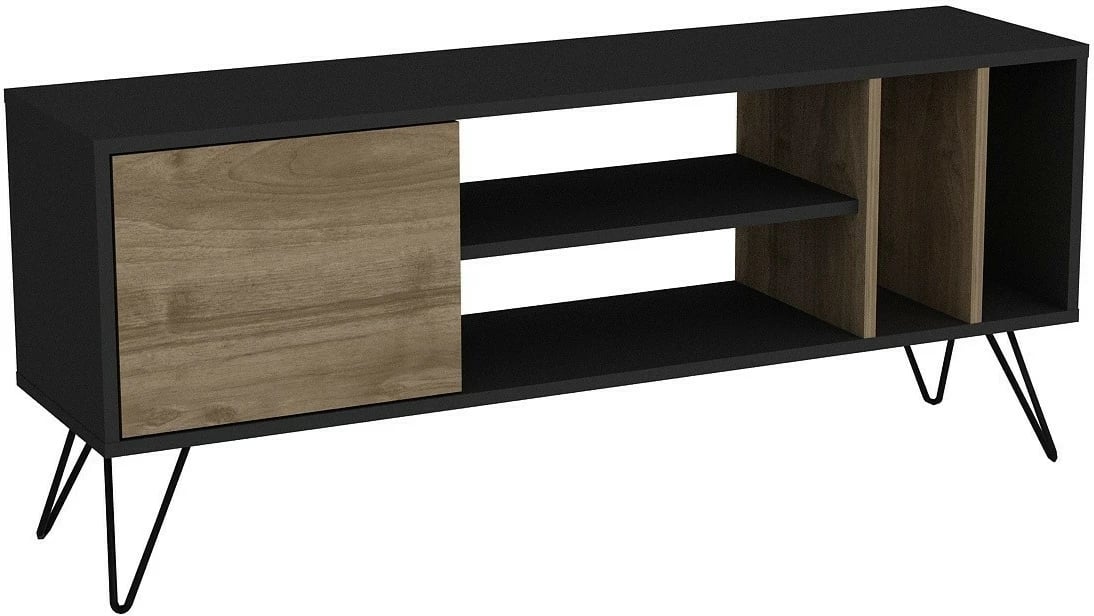 Komodë TV Hanah Home, Mistico (140), ngjyrë arre, e zezë