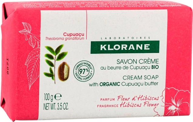 Sapun krem KLORANE Fleur de Hibiscus unisex 100g