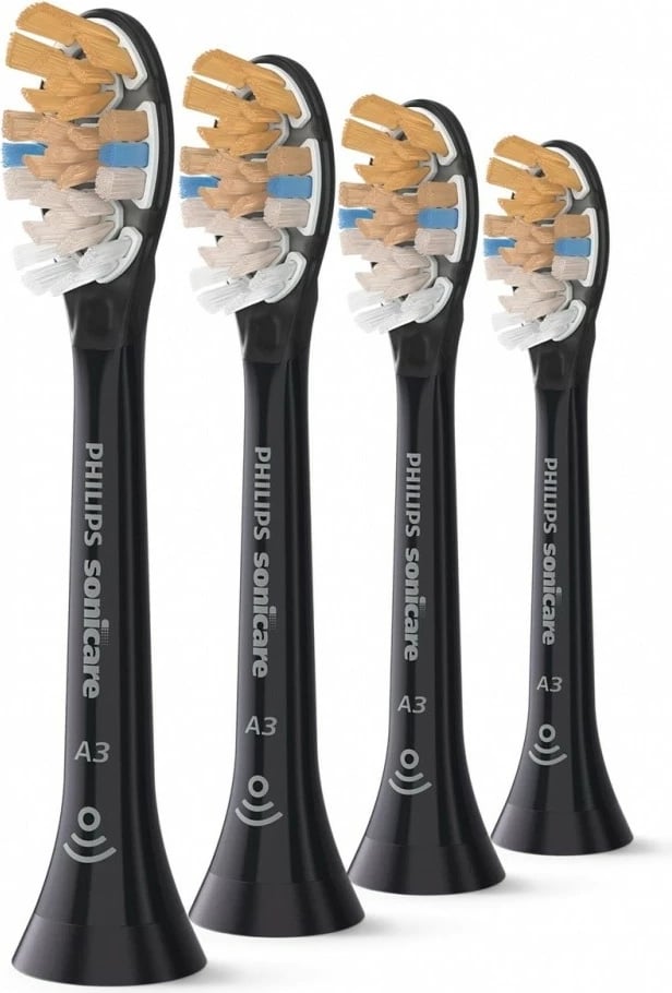 Kokë furçe elektrike, Philips, HX9094/88 All-in-One, kompatibile me Sonicare BrushSync, e zezë, set 4 copë