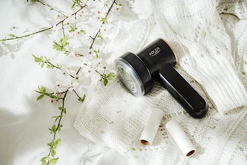 Heqës pushash, Adler, AD 9619, ekran LED, 3 shpejtësi 6500/7500/8500 rpm, bateri 2000mAh, USB-C, e zezë-ari