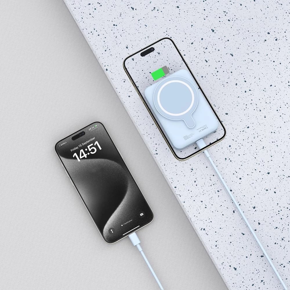 Powerbank Tech-Protect LifeMag PB11, 10000mAh, MagSafe, USB-C, kaltër