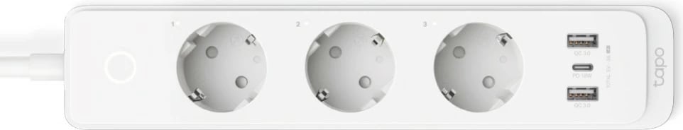 Shirit elektrik TP-Link Tapo P300, 3 dalje AC, 1.5 m, i bardhë