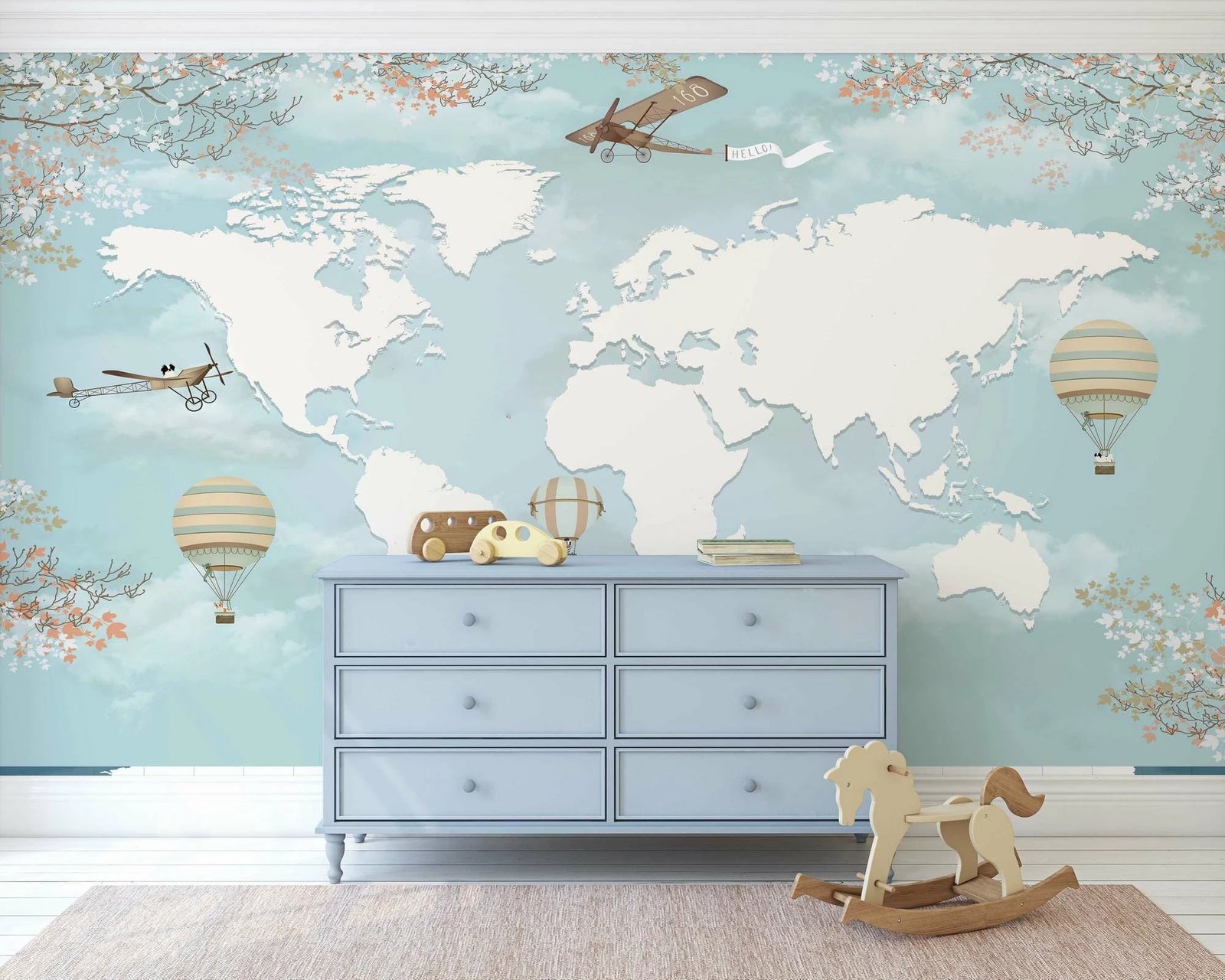 Murale muri Wallity, MDK-00159, 300x270cm