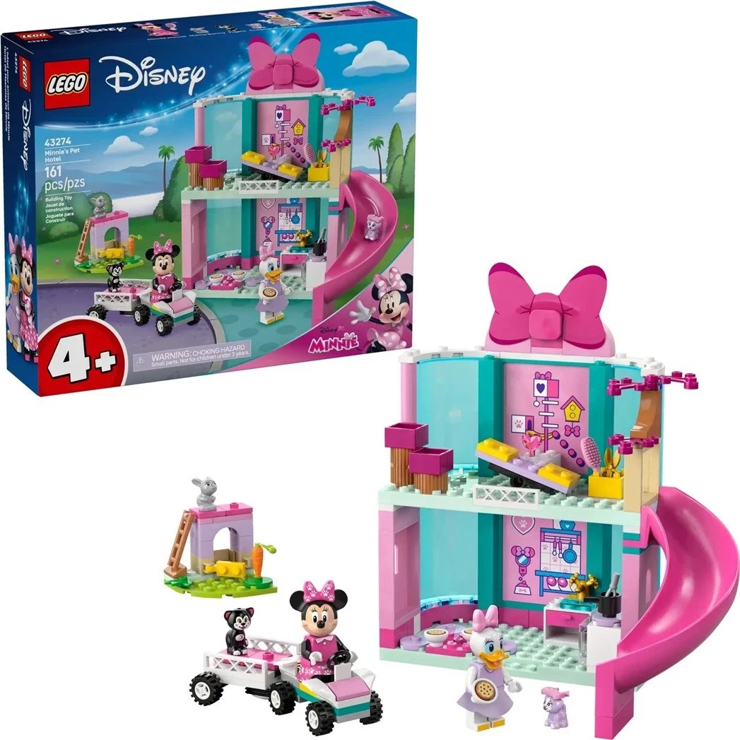 Set lodrash LEGO Disney 43274 Minnie's Pet Hotel, 161 pjesë