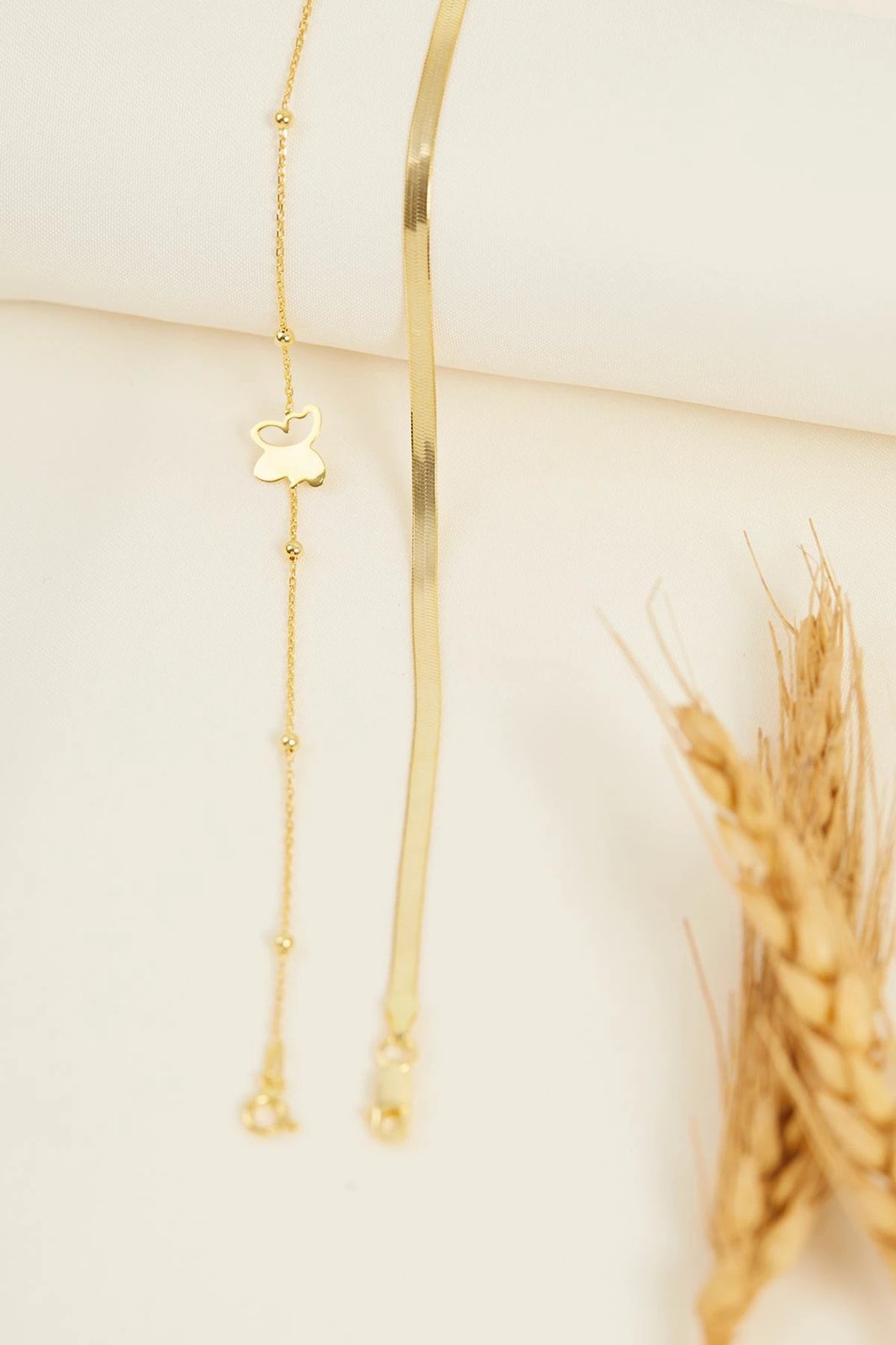 Byzylyk argjendi Elika Silver, ngjyrë ari, ELKSET80077A