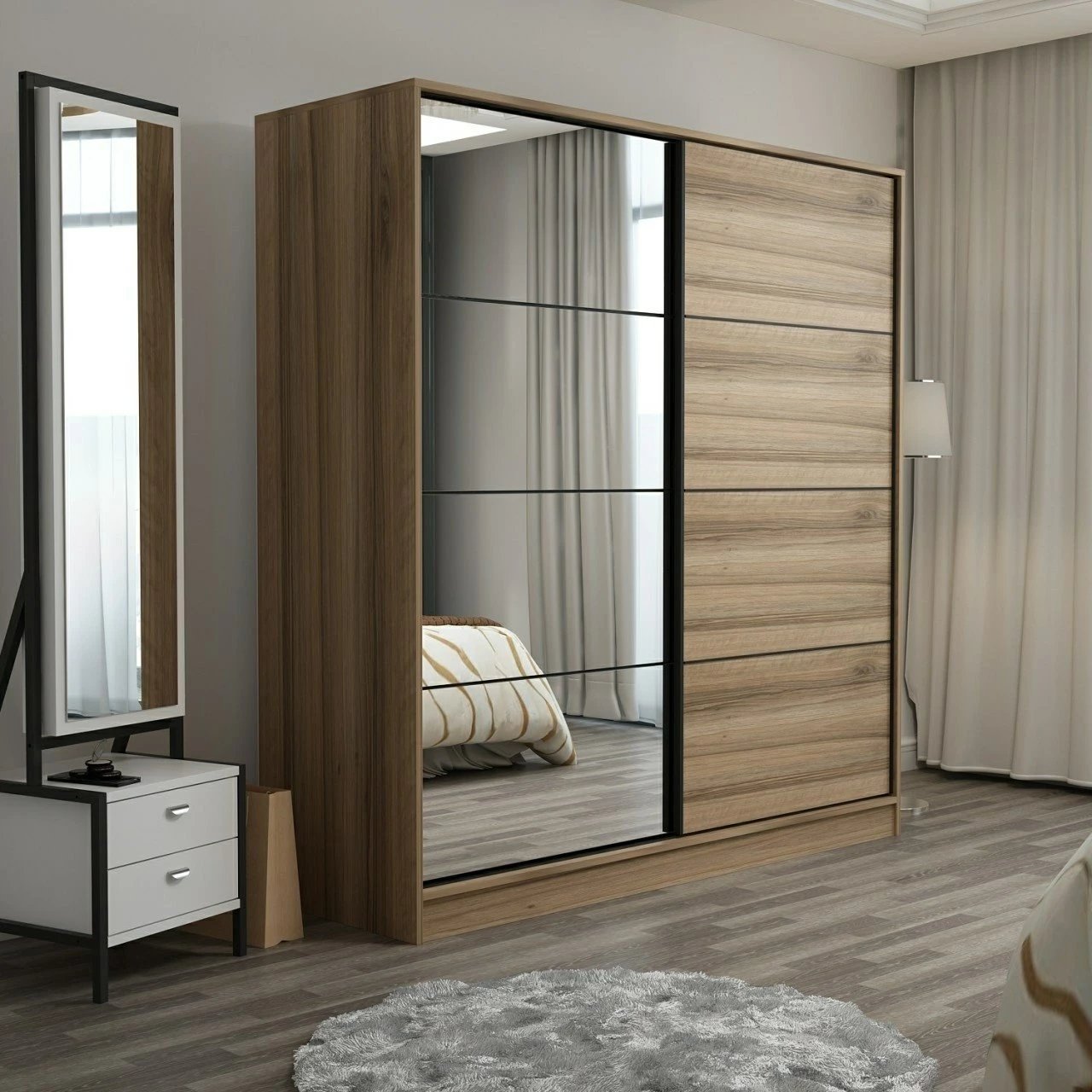 Dollap Hanah Home, Kale, dore, 180x190x60cm