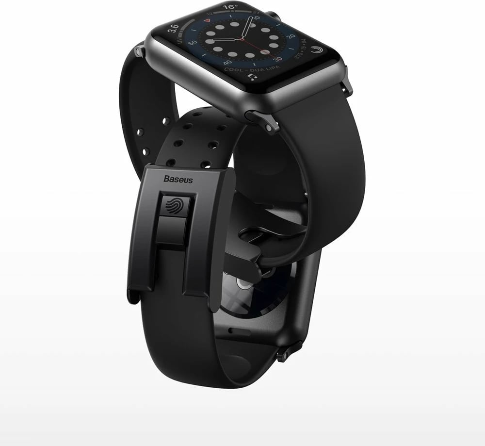 Rrip Baseus për Apple Watch Series 3/4/5/6/SE 38mm/40mm, i zi Rrip Baseus për Apple Watch Series 3/4/5/6/SE 38mm/40mm, i zi