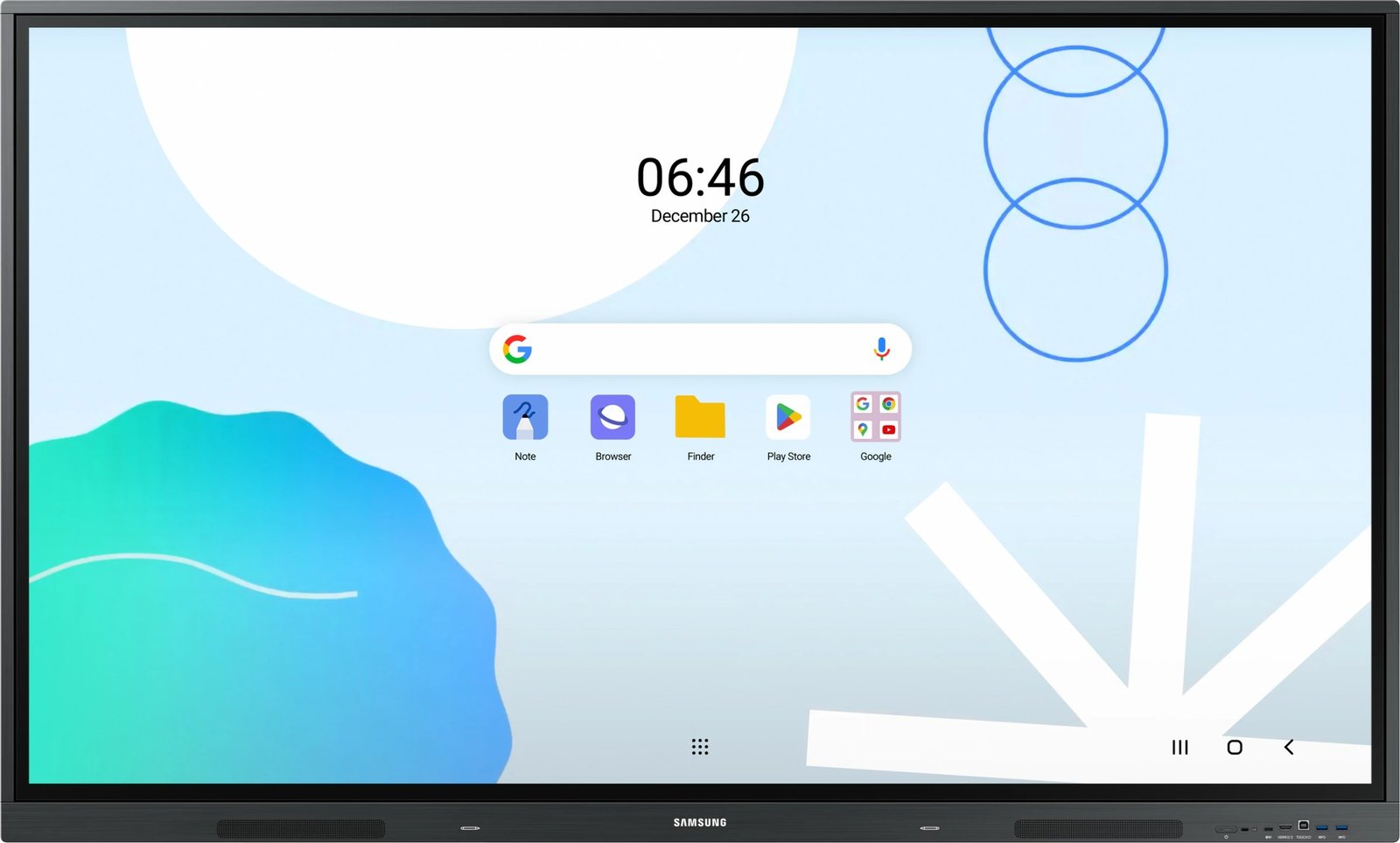 Ekran i madh interaktiv Samsung WA86D, 86 inç, 4K Ultra HD, Android, gri