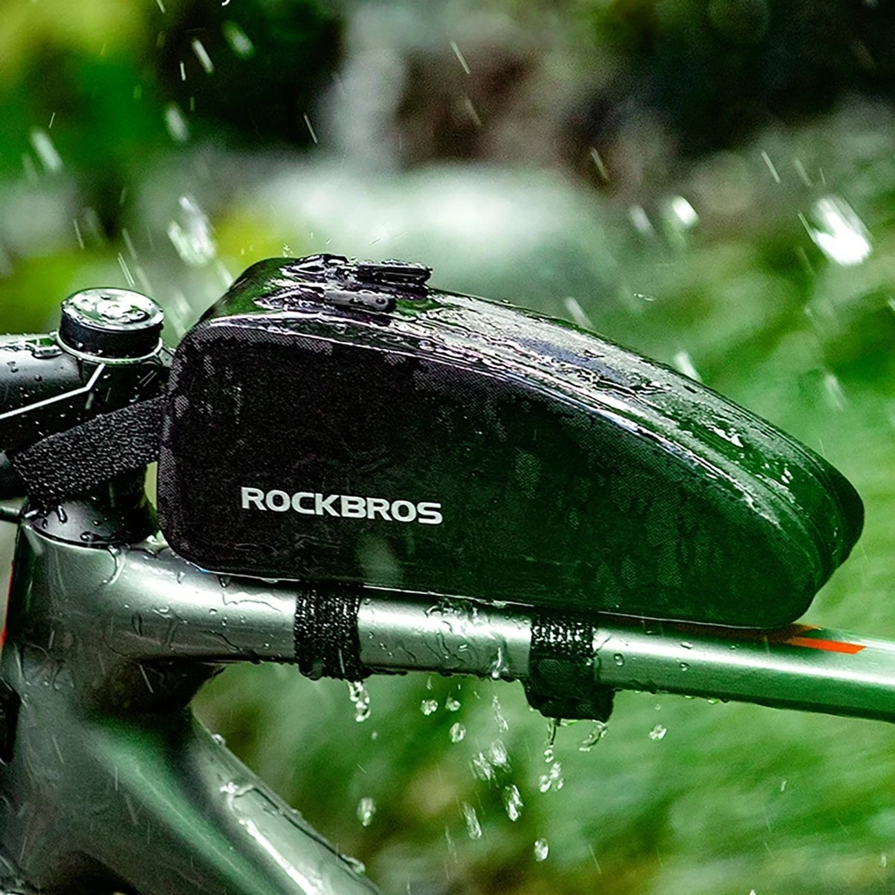 Çantë kornize për biçikletë Rockbros AS-019, 1.5L, e zezë