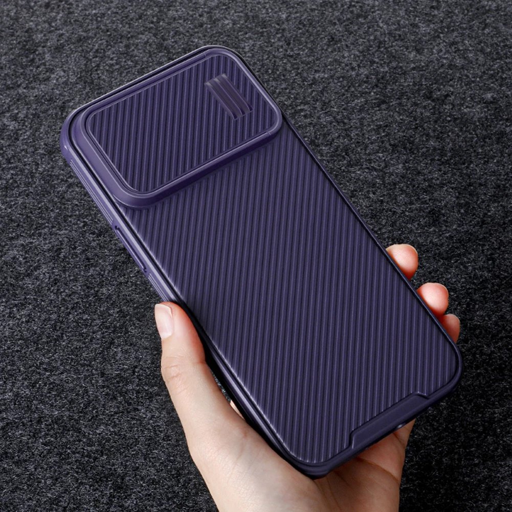 Mbështjellës Nillkin CamShield S Case për iPhone 14 Pro Max, me mbrojtës kamere, i zi
