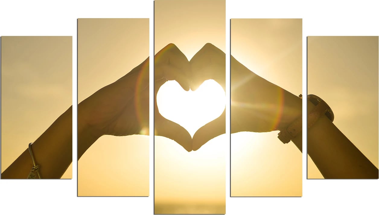 Pikturë dekorative MDF, 5 pjesë, Wallity, 5MX-10