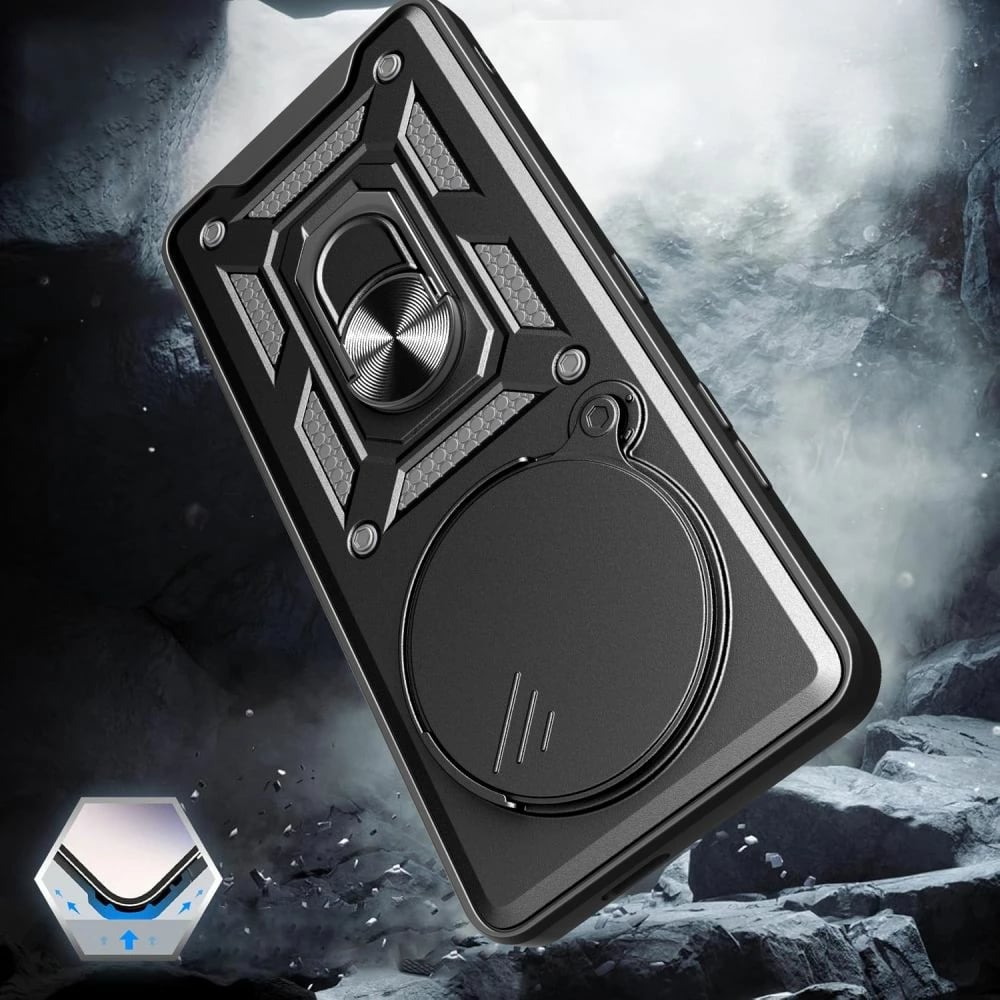 Mbështjellës Tech-Protect CamShield Pro për Realme 14 Pro 5G, i zi