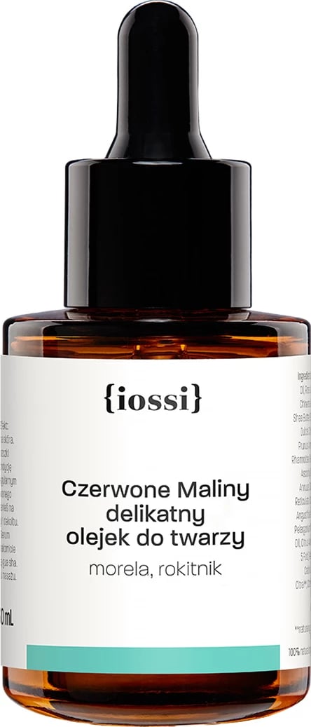 Vaj për fytyrë Iossi Red Raspberries Gentle Face Care Oil për femra, 30ml