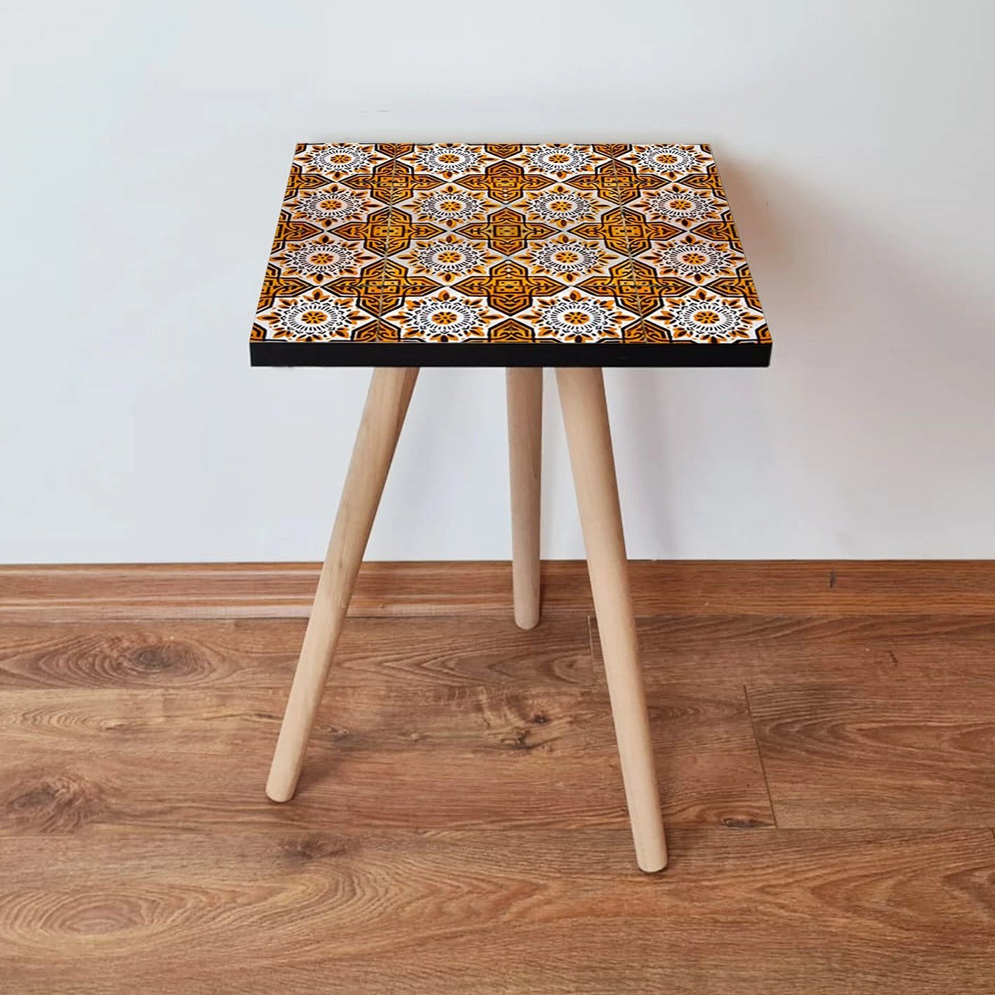 Tavolinë anësore Skye Decor, Shp52, portokalli