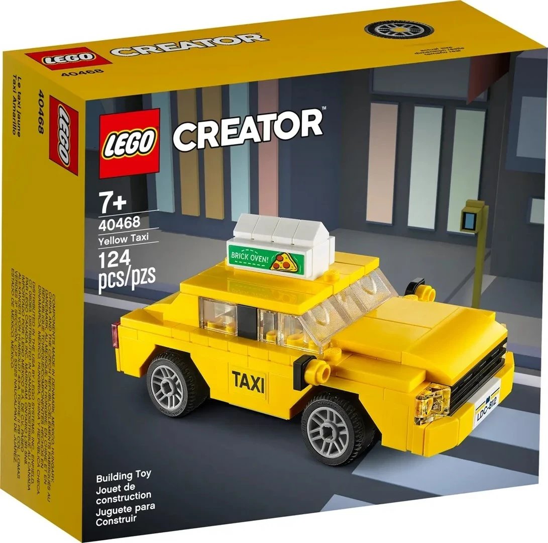 Set LEGO Creator 40468, Taksi Verdhë