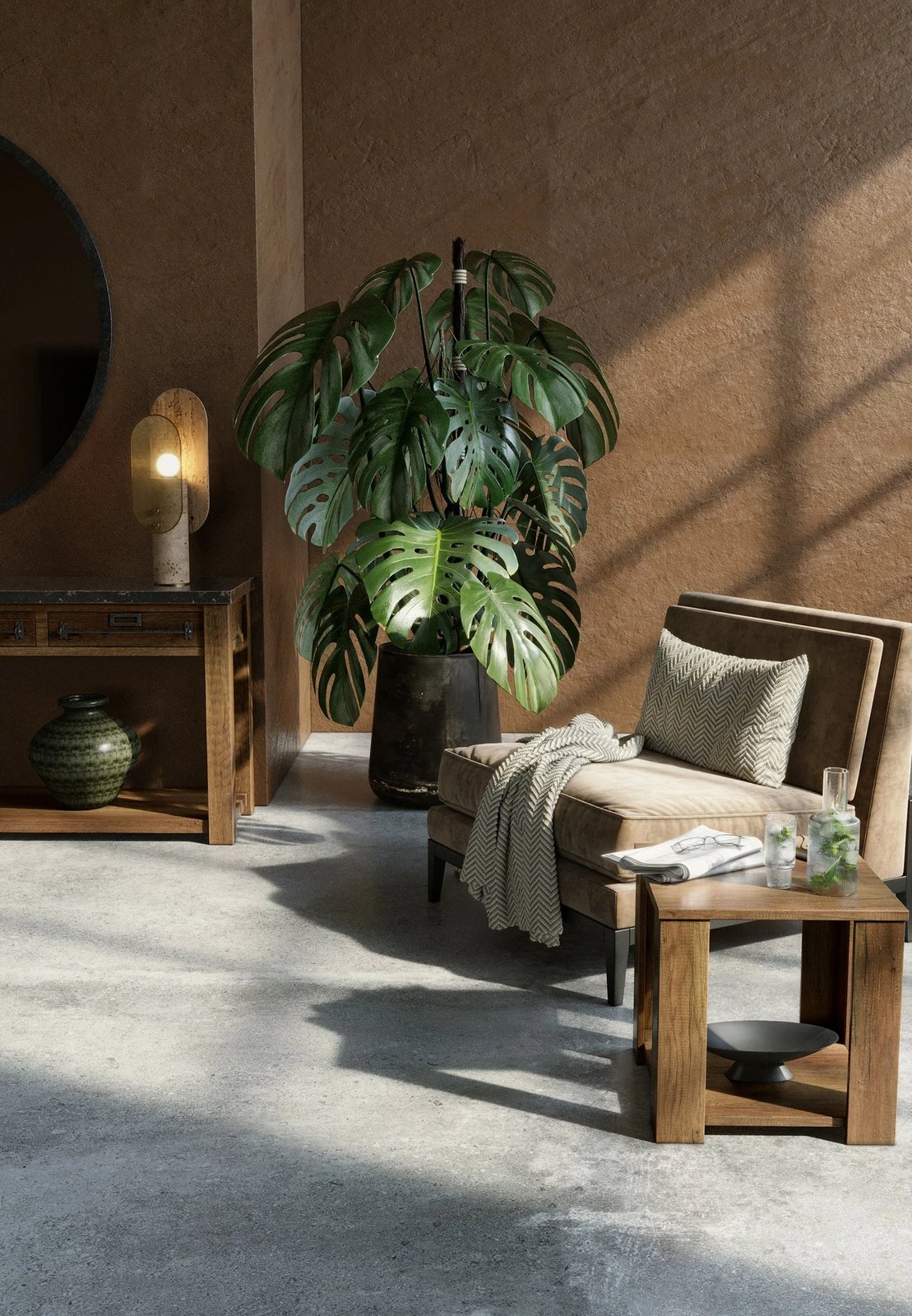 Tavolinë kafeje, ngjyrë Oslo Walnut, Hanah Home, Shp-550-Oo-1