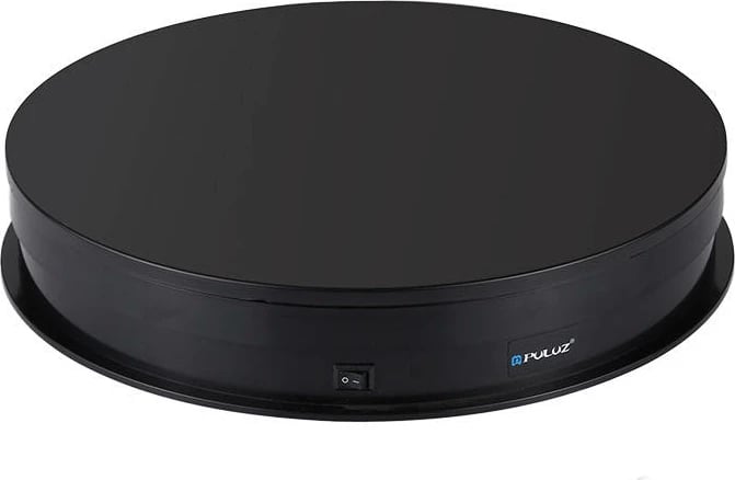 Qëndrim rrotullues Puluz PU3049B, 30 cm, USB, i zi