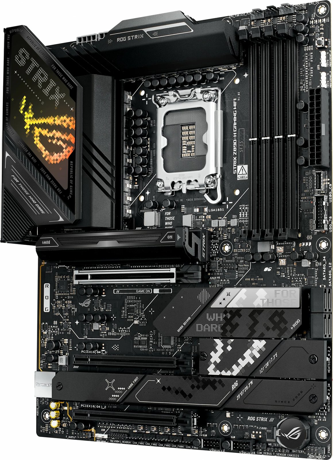Pllakë amë ASUS ROG STRIX Z890-H, Intel, LGA 1851, DDR5-SDRAM, 256 GB Pllakë amë ASUS ROG STRIX Z890-H, Intel, LGA 1851, DDR5-SDRAM, 256 GB