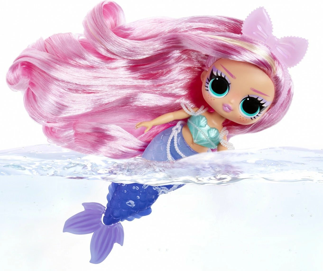 Kukull L.O.L. Surprise Tweens Mermaid Lola Waves, me bisht që ndryshon ngjyrë