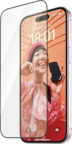 Xham mbrojtës PanzerGlass Re:fresh Glass për iPhone 15 me pozicionues