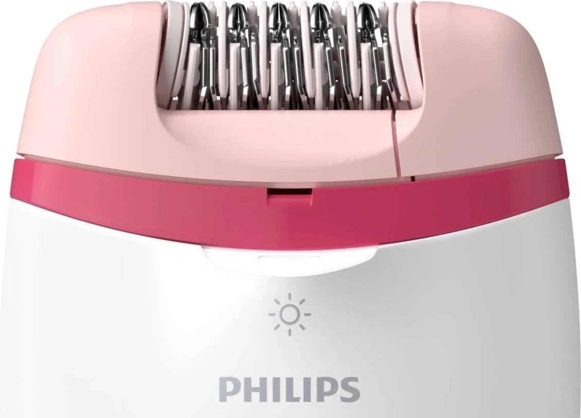 Epilator Philips Satinelle Essential, i bardhë/rozë Epilator Philips Satinelle Essential, i bardhë/rozë