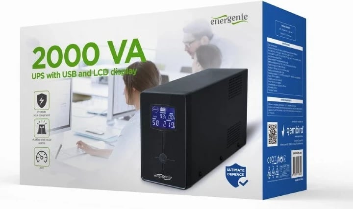 Furnizues me energji elektrike Gembird, EG-UPS-035, 1200 W  Furnizues me energji elektrike Gembird, EG-UPS-035, 1200 W