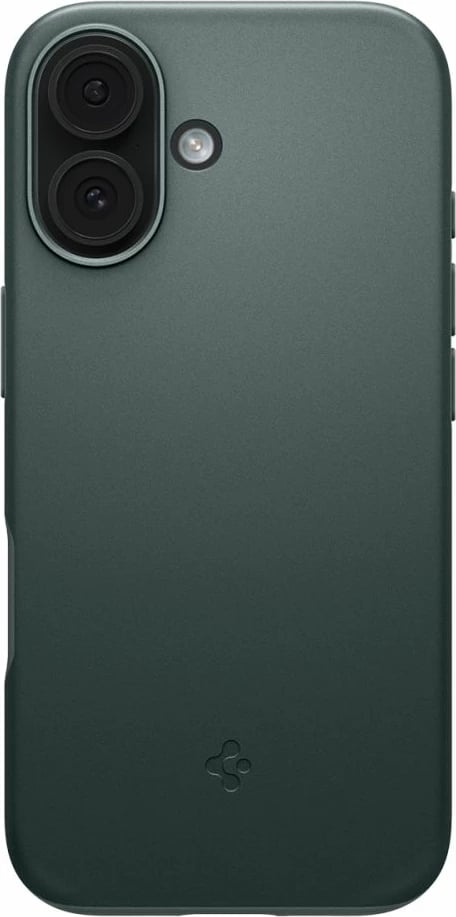 Mbështjellës Spigen Thin Fit MagSafe për iPhone 17, polikarbonat i hollë, me unazë magnetike, jeshile