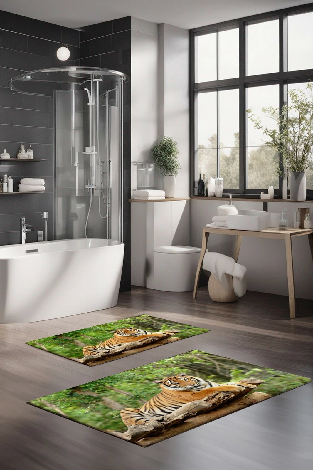 Set tapetash për banjo, 2 copë, Mijölnir, shumëngjyrëshe, CT-5120