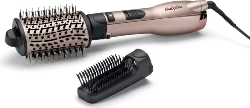 Brushë stiluese për flokë BaByliss AS90PE, 650W, e zezë/rozë