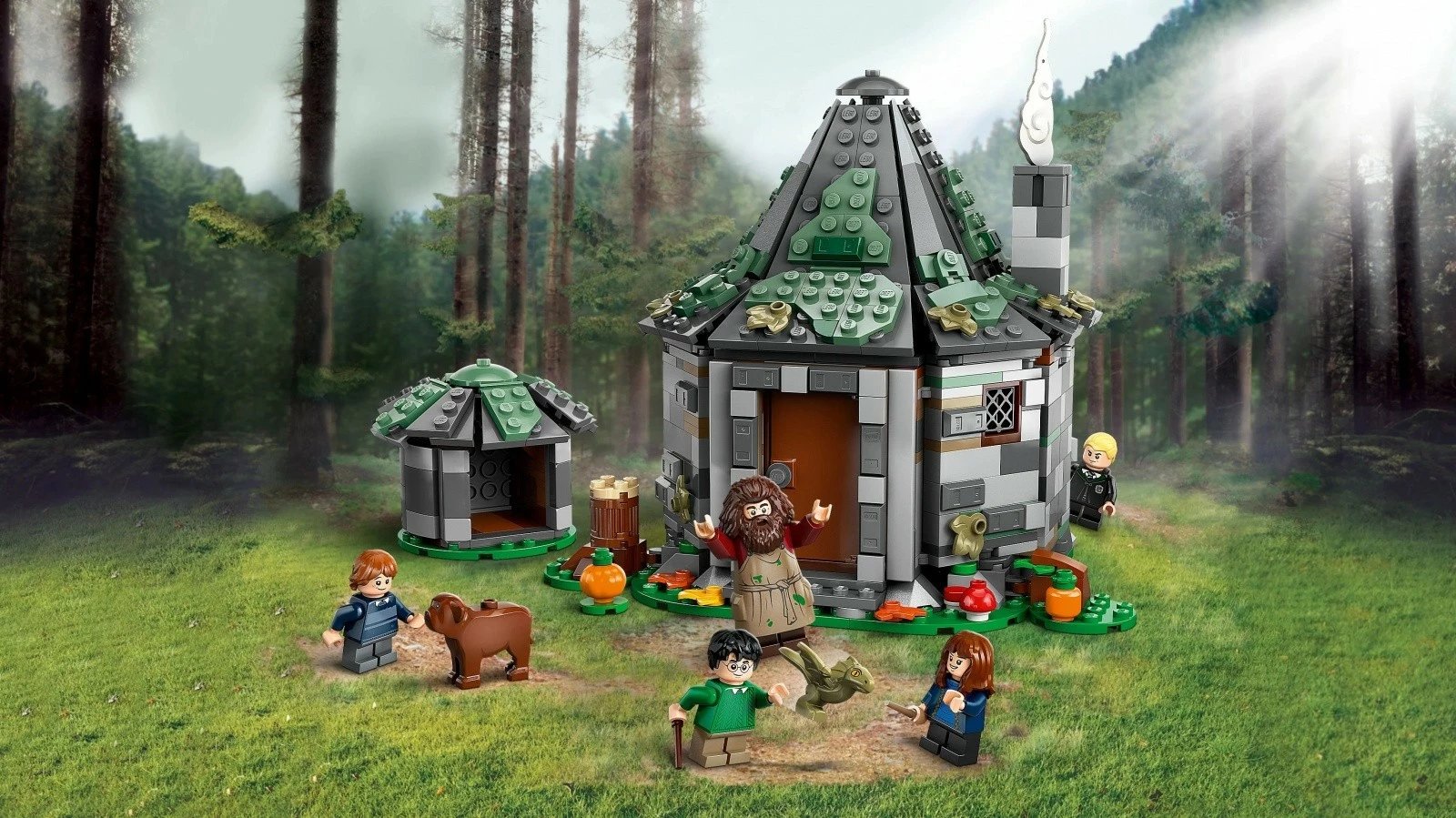 Set LEGO Harry Potter Hagrid's Hut: Unexpected Visit 76428, 896 pjesë, plastikë