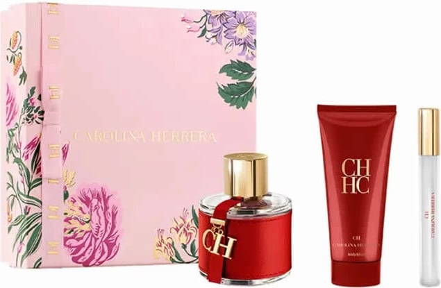 Eau de Toilette për femra Carolina Herrera CH set 3 pjesësh 100ml