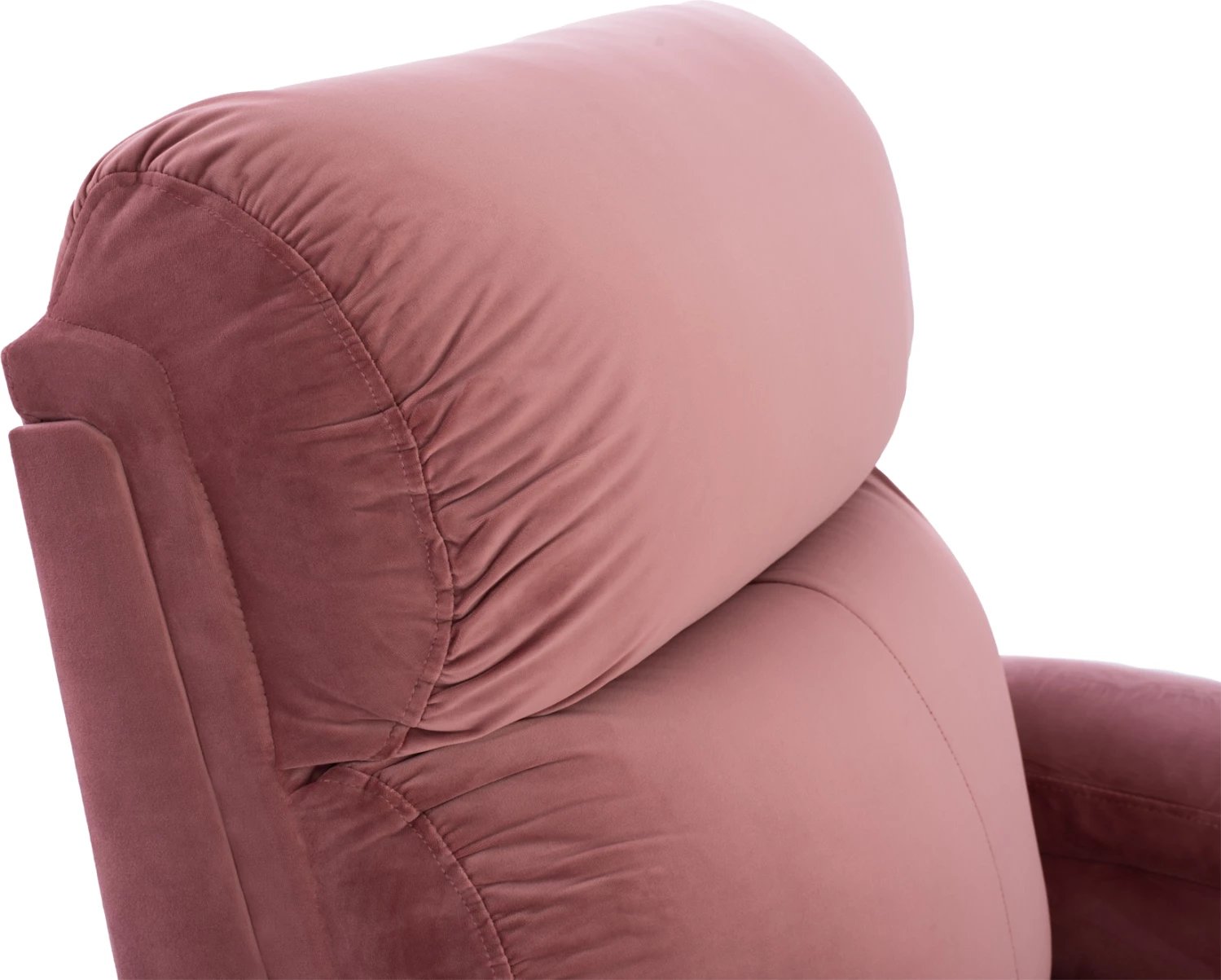 Karrige relaksuese FH0122.12, kadife rozë e pluhurosur, mekanizëm shtrirjeje, 80x95x103