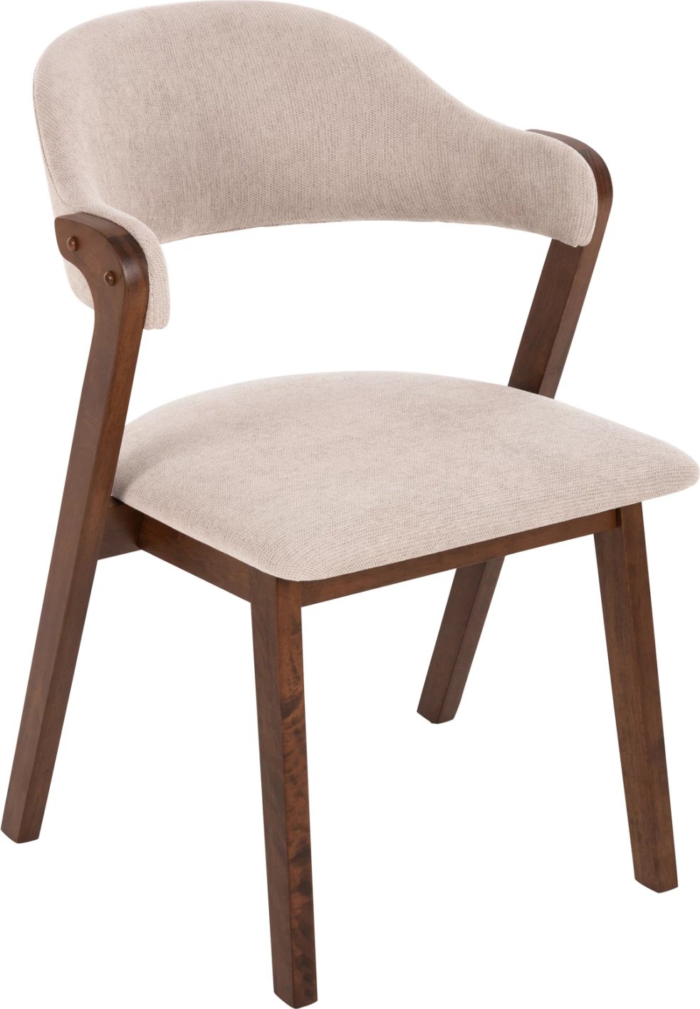 Karrige për ngrënie RIDER FH9734.02 dru gome ngjyrë arre-stof ecru 59x59x83Hcm., set prej 2 copë Karrige për ngrënie RIDER FH9734.02 dru gome ngjyrë arre-stof ecru 59x59x83Hcm., set prej 2 copë