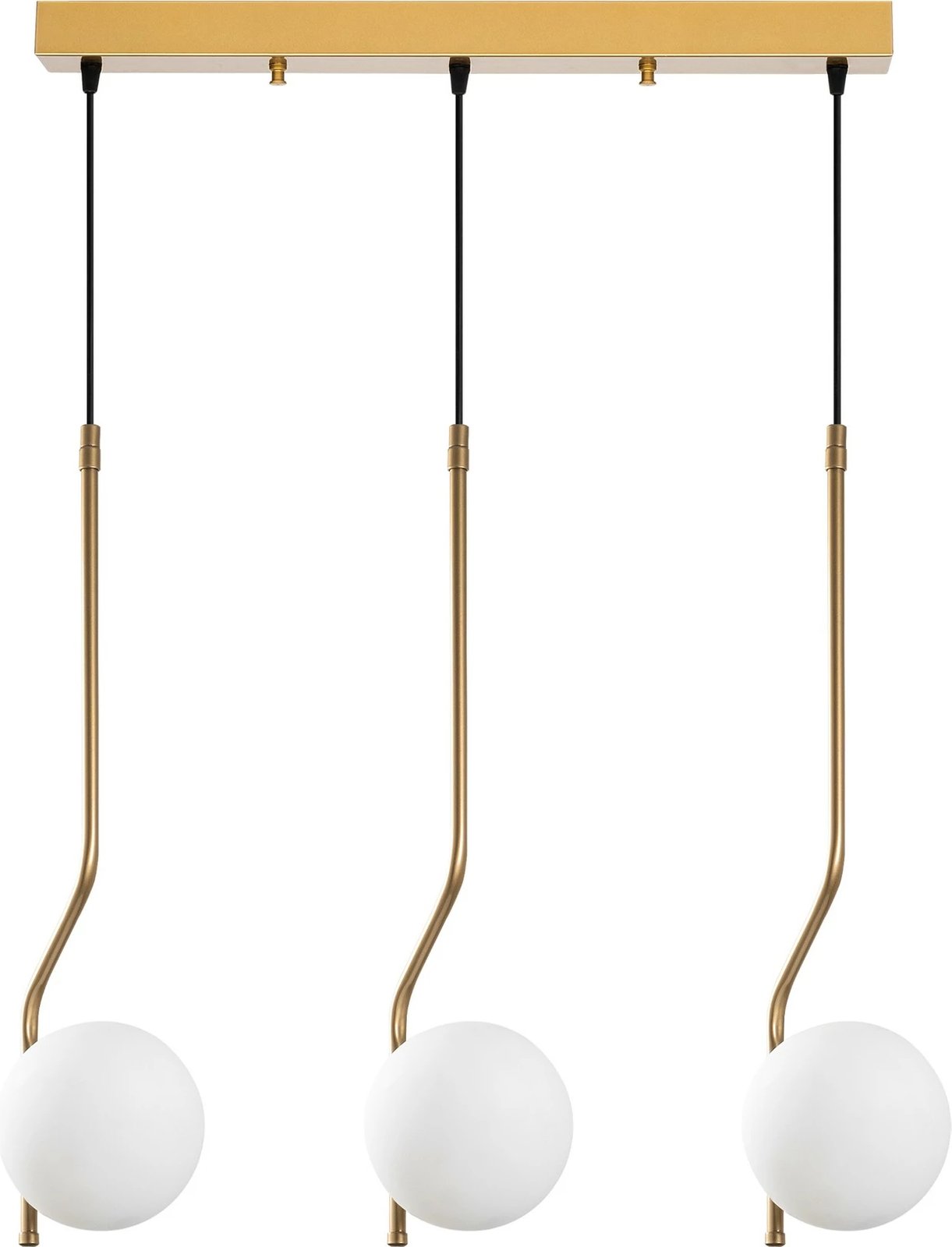 Llambë tavani Opviq, Tulıp, ngjyrë ari, 70x15x110cm