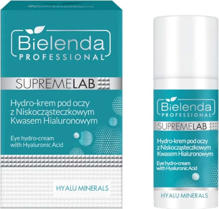 Krem për sy për femra Bielenda Professional SupremeLab Hyalu Minerals Hydro-Eye Cream, 15ml Krem për sy për femra Bielenda Professional SupremeLab Hyalu Minerals Hydro-Eye Cream, 15ml