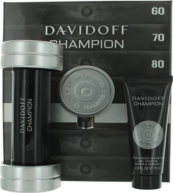 Eau de Toilette set Davidoff Champion unisex 90ml 2 copë