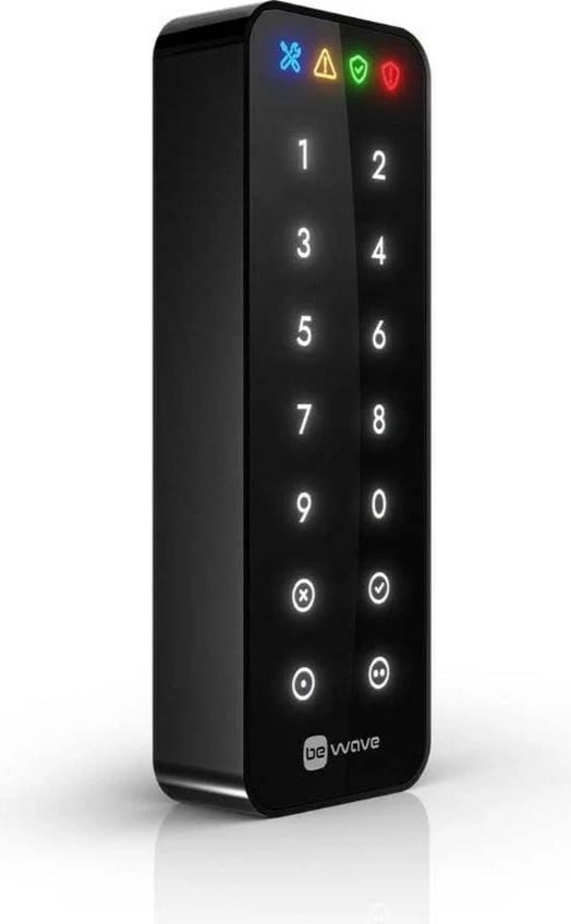 Tastierë inteligjente pa tela SATEL BE WAVE Smart Keypad W (AKP-200-W), Bardhë