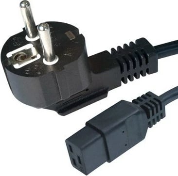 Kabllo për rrymë Gembird Schuko / IEC320 C19, 16A, 1.8m, e zezë