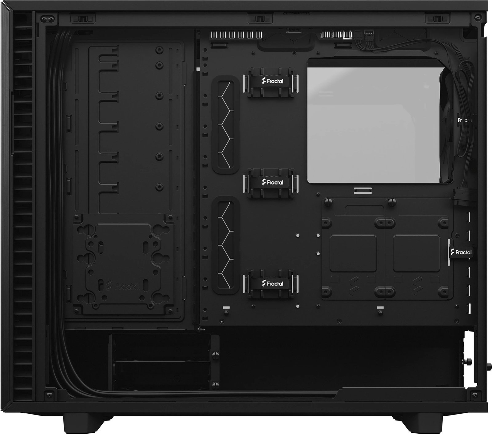 Kasë Fractal Design Define 7, Midi Tower, ATX, EATX, micro ATX, Micro-ITX, e zezë Kasë Fractal Design Define 7, Midi Tower, ATX, EATX, micro ATX, Micro-ITX, e zezë