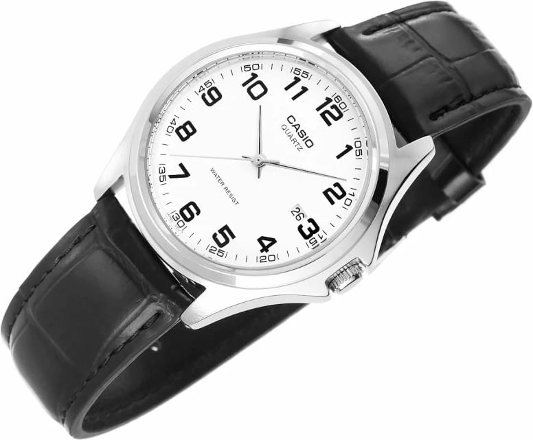 Orë dore për meshkuj Casio, e zezë