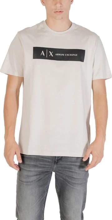 Maicë Armani Exchange për meshkuj, beige