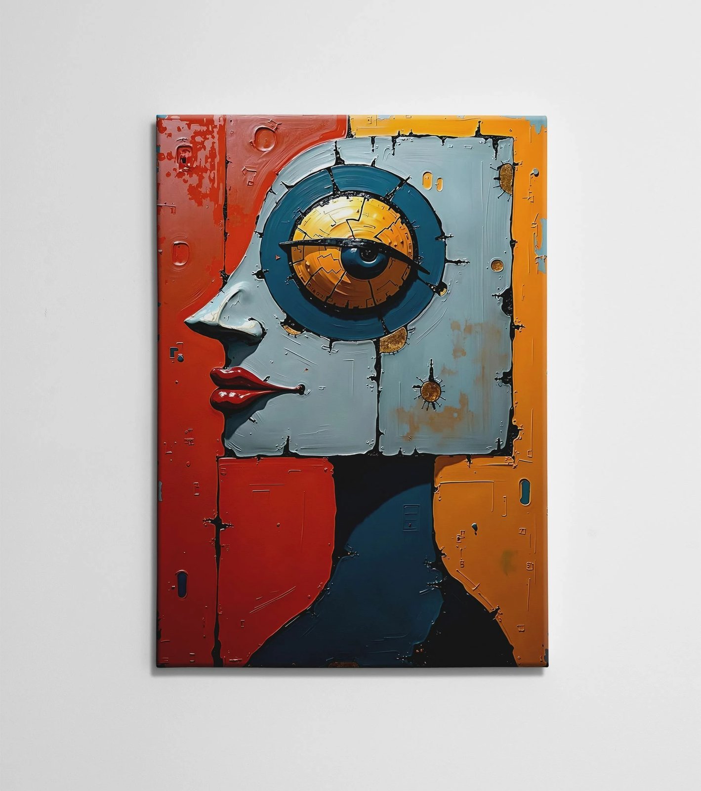 Pikturë dekorative në kanavacë Wallity, WY436, shumëngjyrëshe, 70x100cm