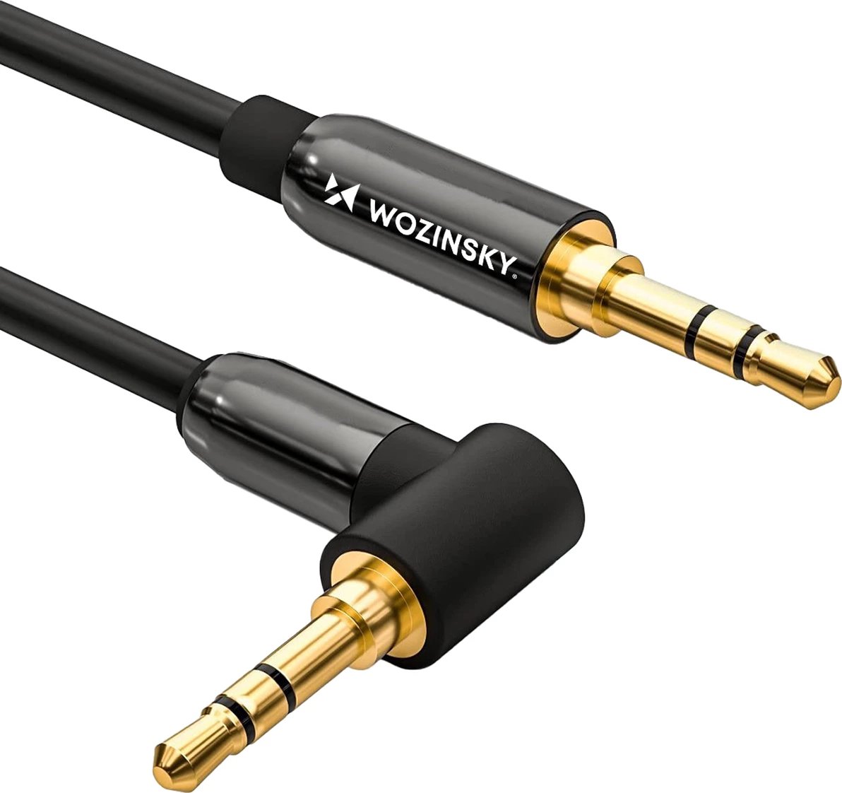 Kabllo AUX Wozinsky WACSAB-1M, mini jack 3.5 mm (male-male), 1.5 m, zi