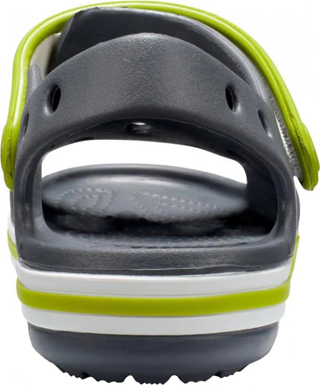 Sandale për fëmijë Crocs, gri-jeshile