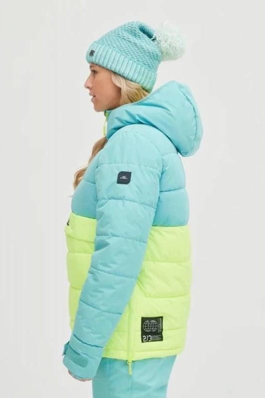Jakne ski për femra O'Neill, blu ose gjelbër