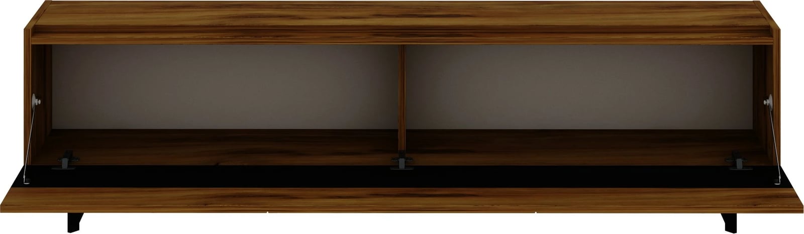 Komodë TV Skye Decor, e zezë, lis