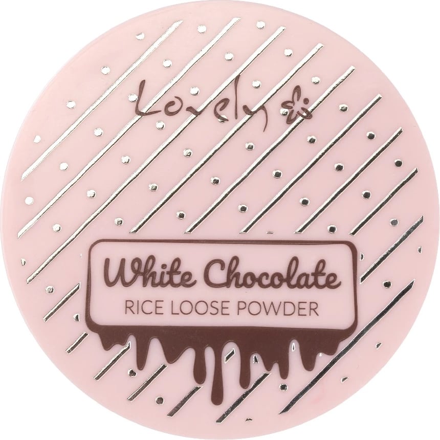 Pudër e lirshme Lovely White Chocolate, e bardhë, 8g