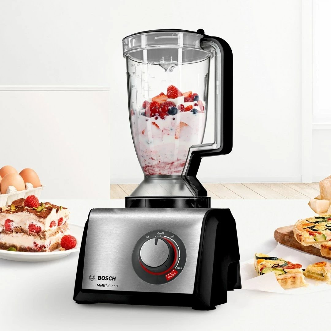 Procesor ushqimi Bosch MC812M844, 1250 W, 3.9 L, Inoks, i zi